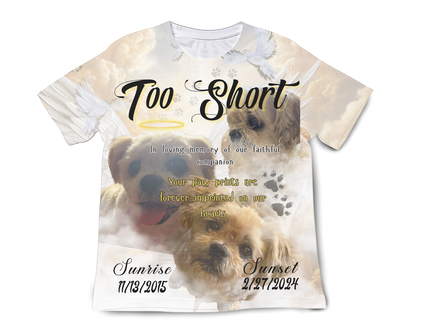 Forever in My Heart – Custom Memorial Tees for Beloved Pets